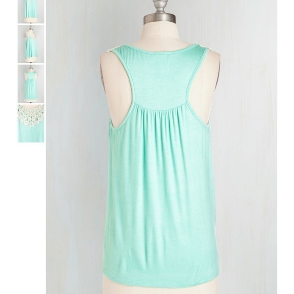 EUC Modcloth I‎ Want to Tank You Top in L - Picture 3 of 4